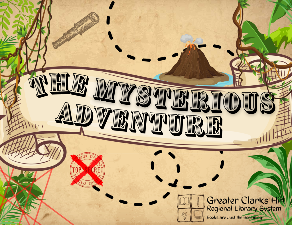 The mysterious adventure logo