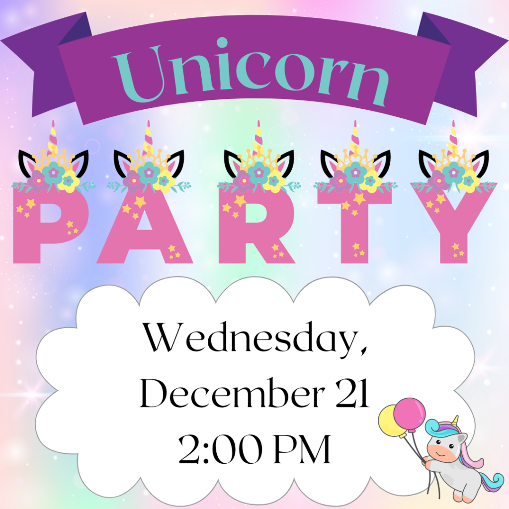 unicorn party logo