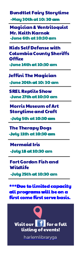 Harlem Summer Learning Events