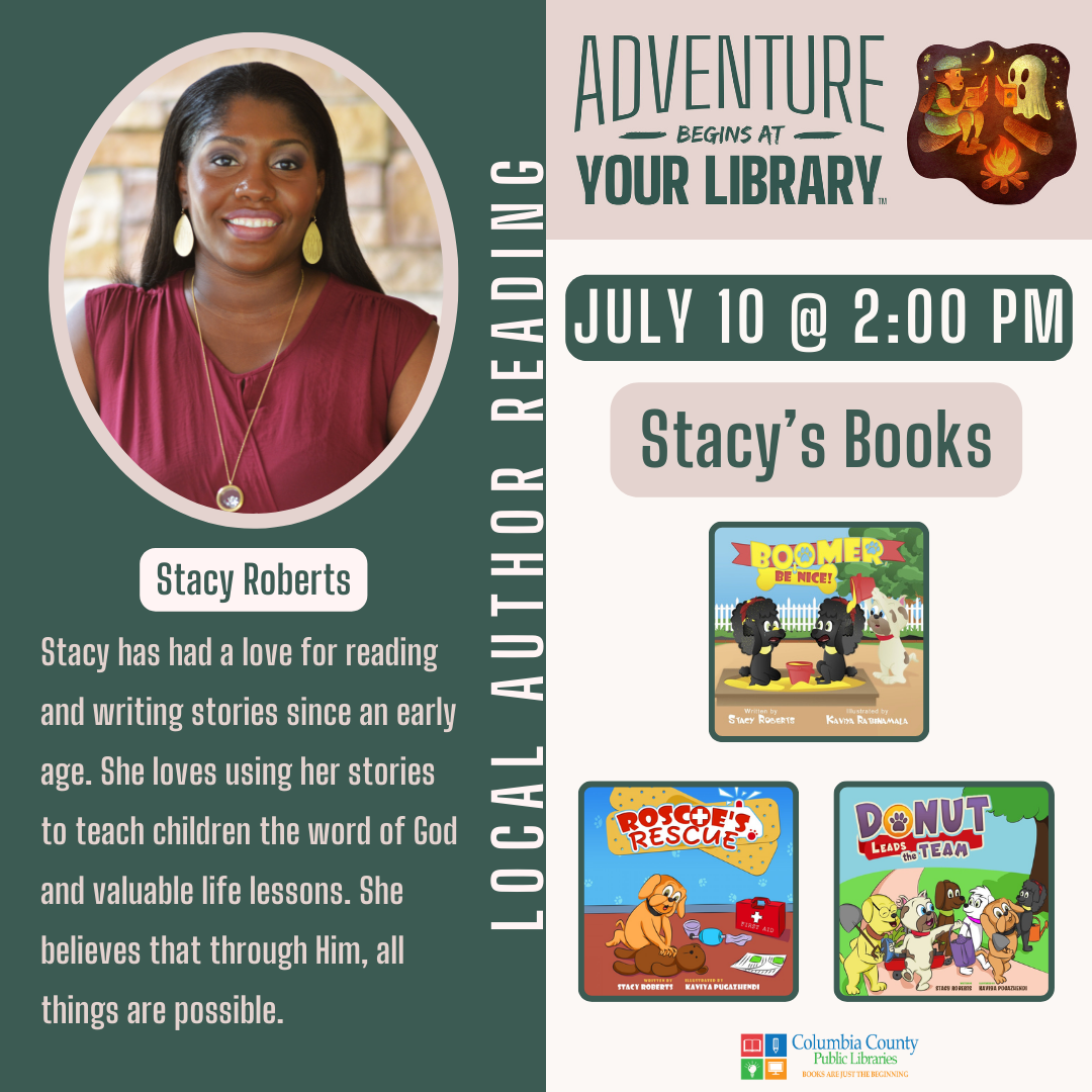 Read more about the article Local Author Reading, Stacy Roberts