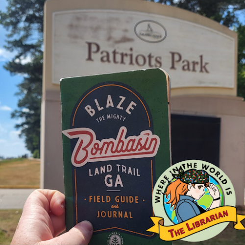 The sign for Patriots Park.